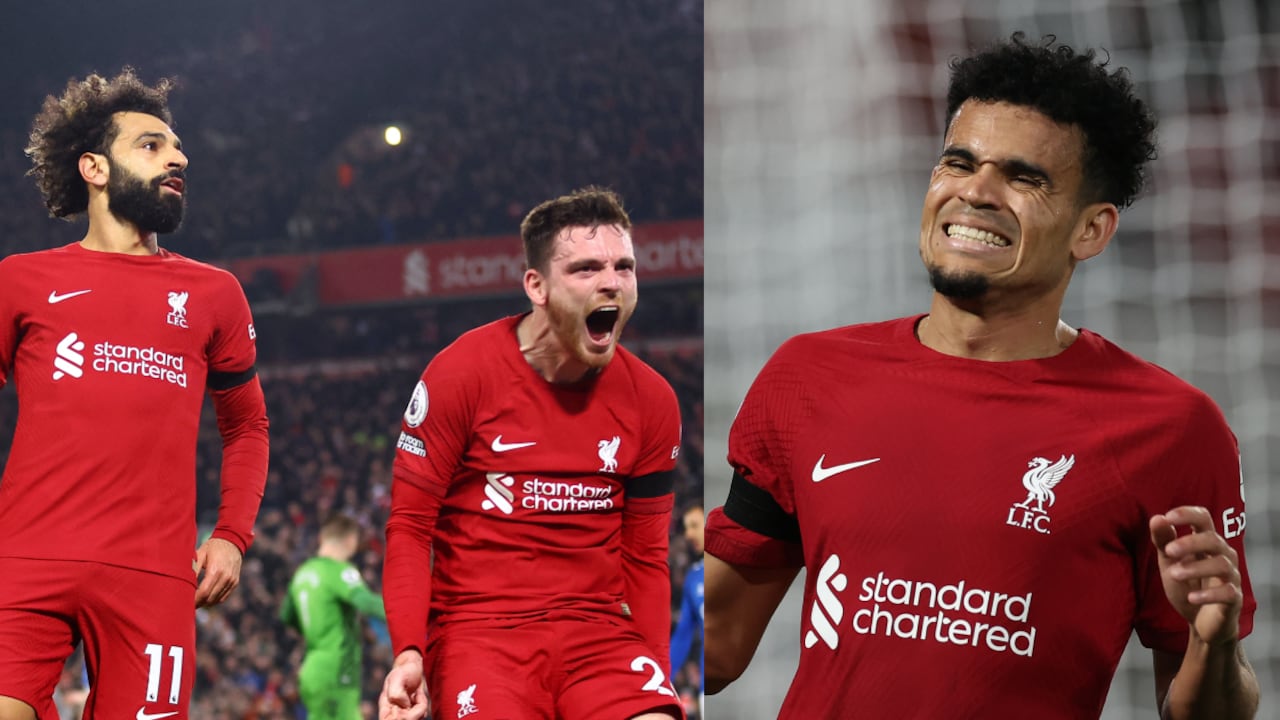 Liverpool, Luis Díaz. Foto: REUTERS/Carl Recine//Getty Images/Ian MacNicol