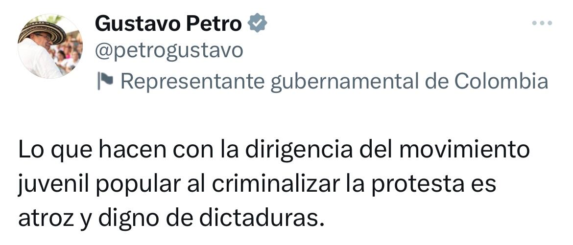Trino presidente Gustavo Petro
