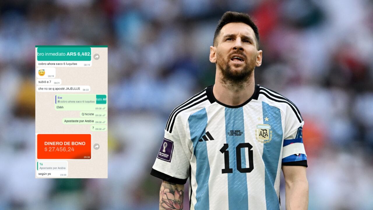 La mujer puso a la albiceleste en una combinación que al final le funcionó.