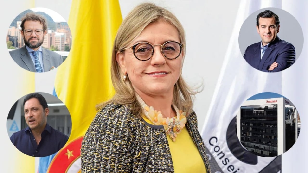 En el centro de la imagen, la magistrada Fabiola Márquez.