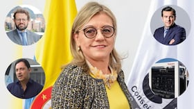 En el centro de la imagen, la magistrada Fabiola Márquez.