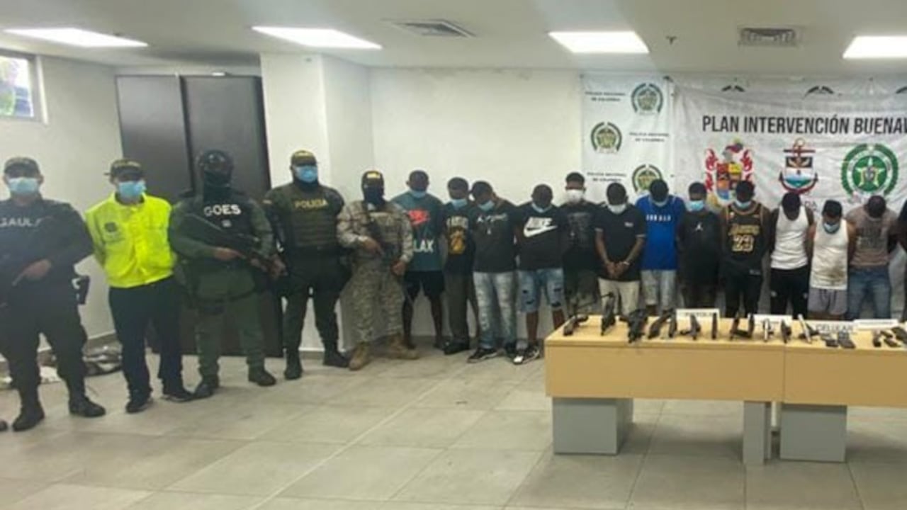 La Fiscalía logró la captura de 16 personas la mayoría con antecedentes por homicidio, extorsión y hurto en Buenaventura.