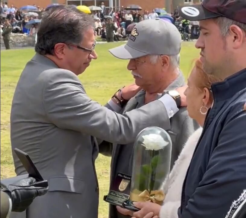 Ascenso póstumo del patrullero.