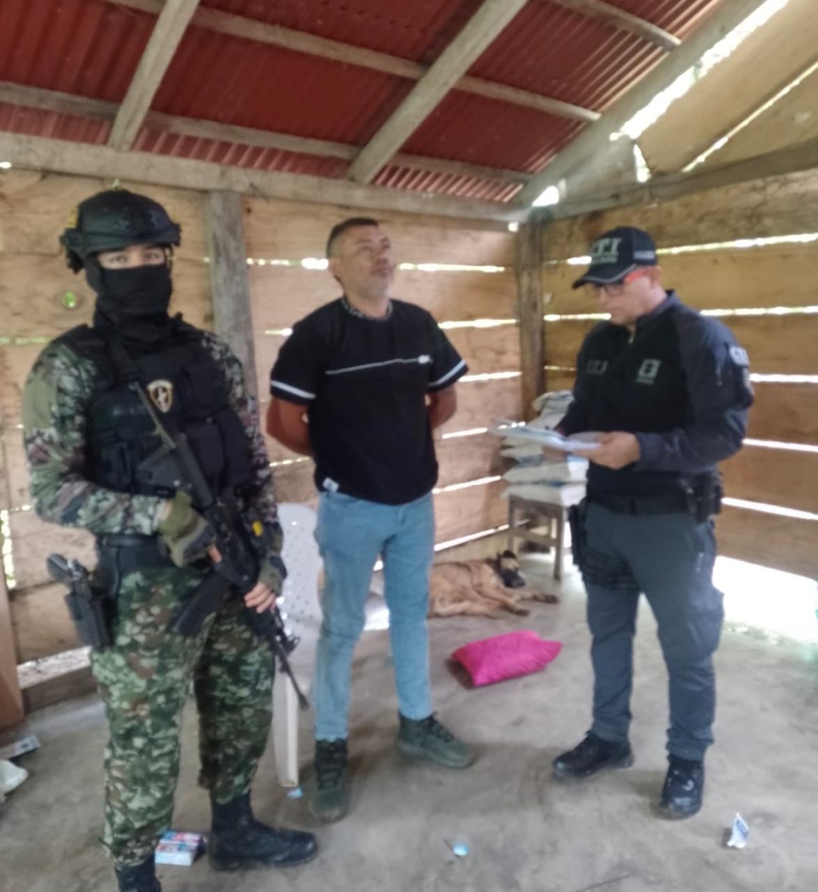 Javier Ipuana Narvaez alias Ware, capturado por la Fiscalía.