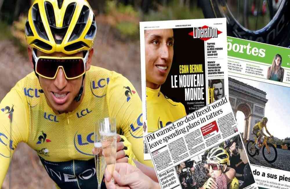 La prensa internacional ha elogiado la disciplina y entereza del joven ciclista. 