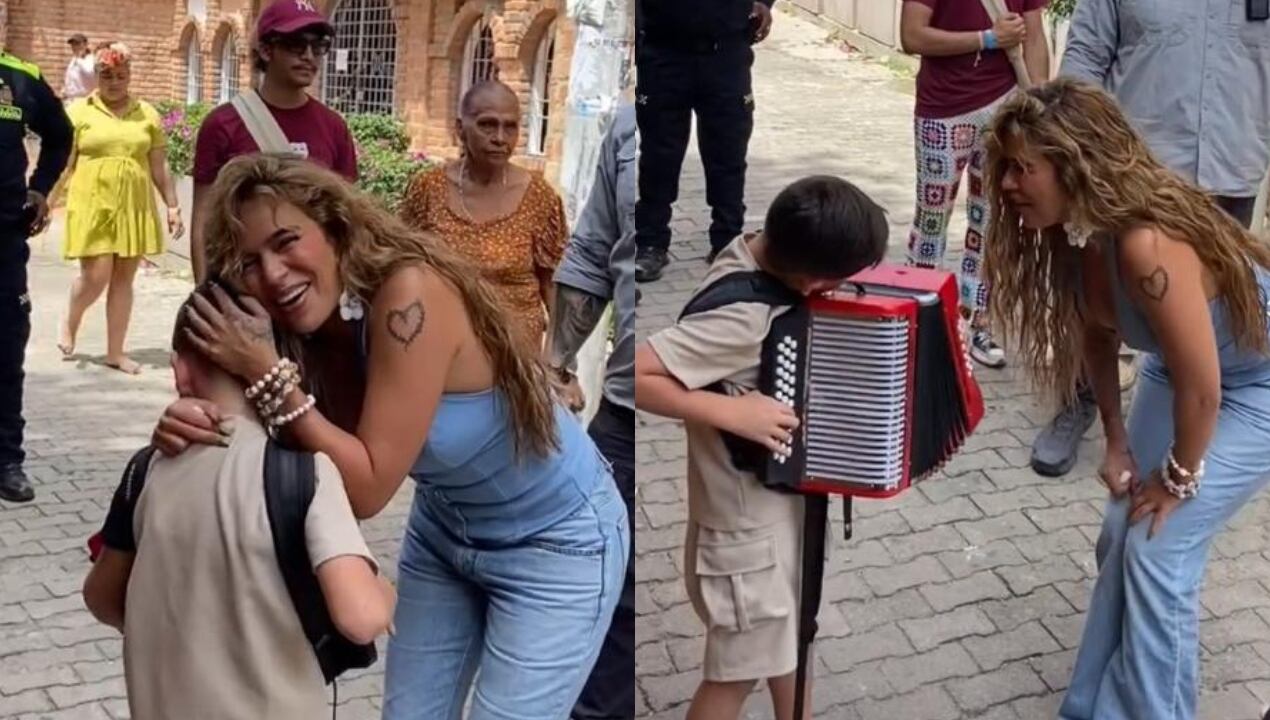 Karol G fue sorprendida con una serenata de vallenato en su sorpresivo paso por Valledupar.