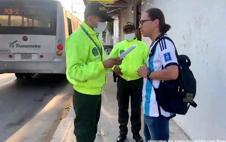 Momento en el que el profesor es capturado
