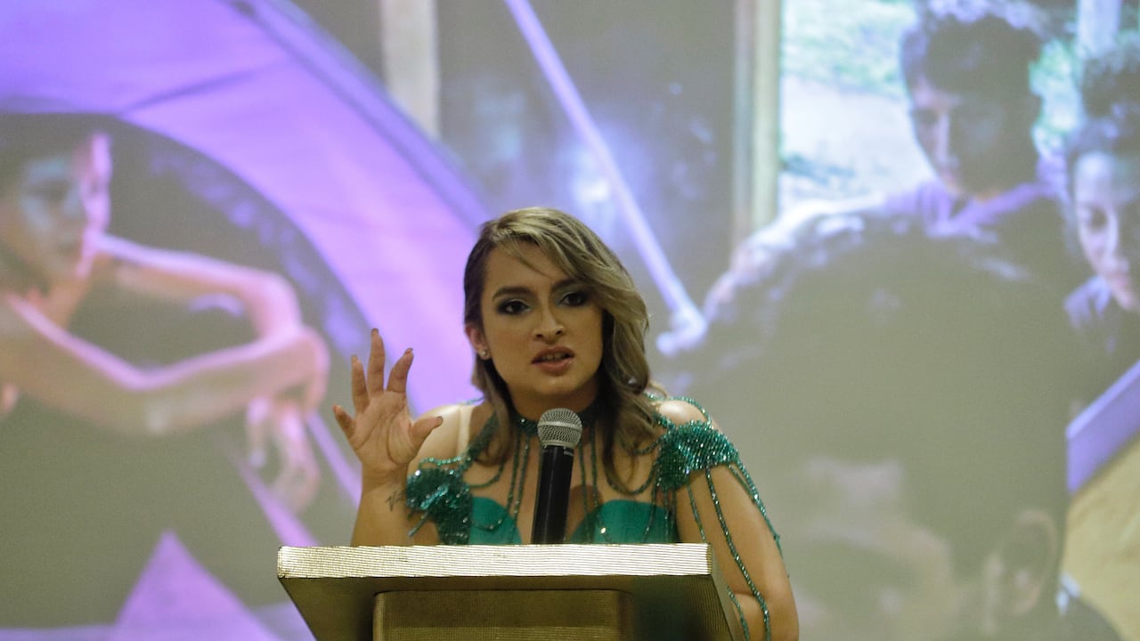 Andrea Petro, la hija del presidente Gustavo Petro.