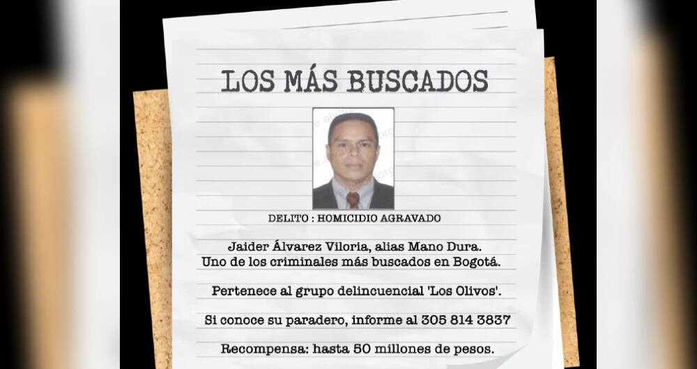 Alias 'Mano Dura', uno de los más buscados por homicidio