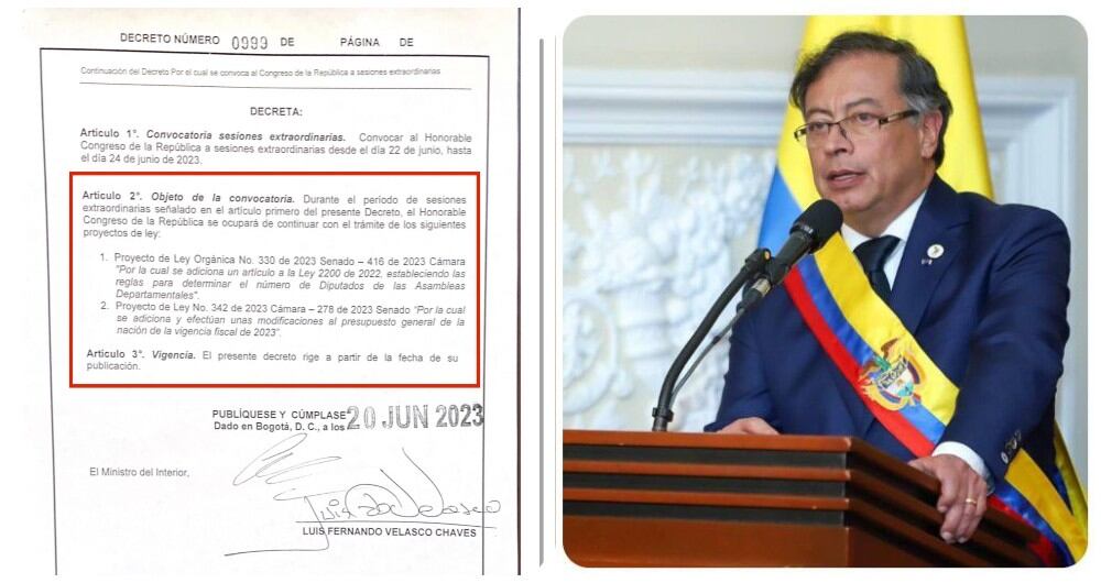 El presidente Gustavo Petro.