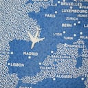 Referencia de un vuelo con destino a Europa