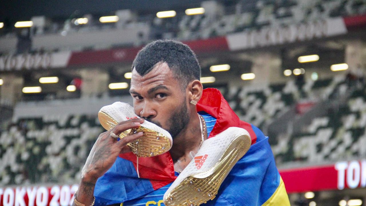 Anthony Zambrano, medallista olímpico en Tokio 2020.