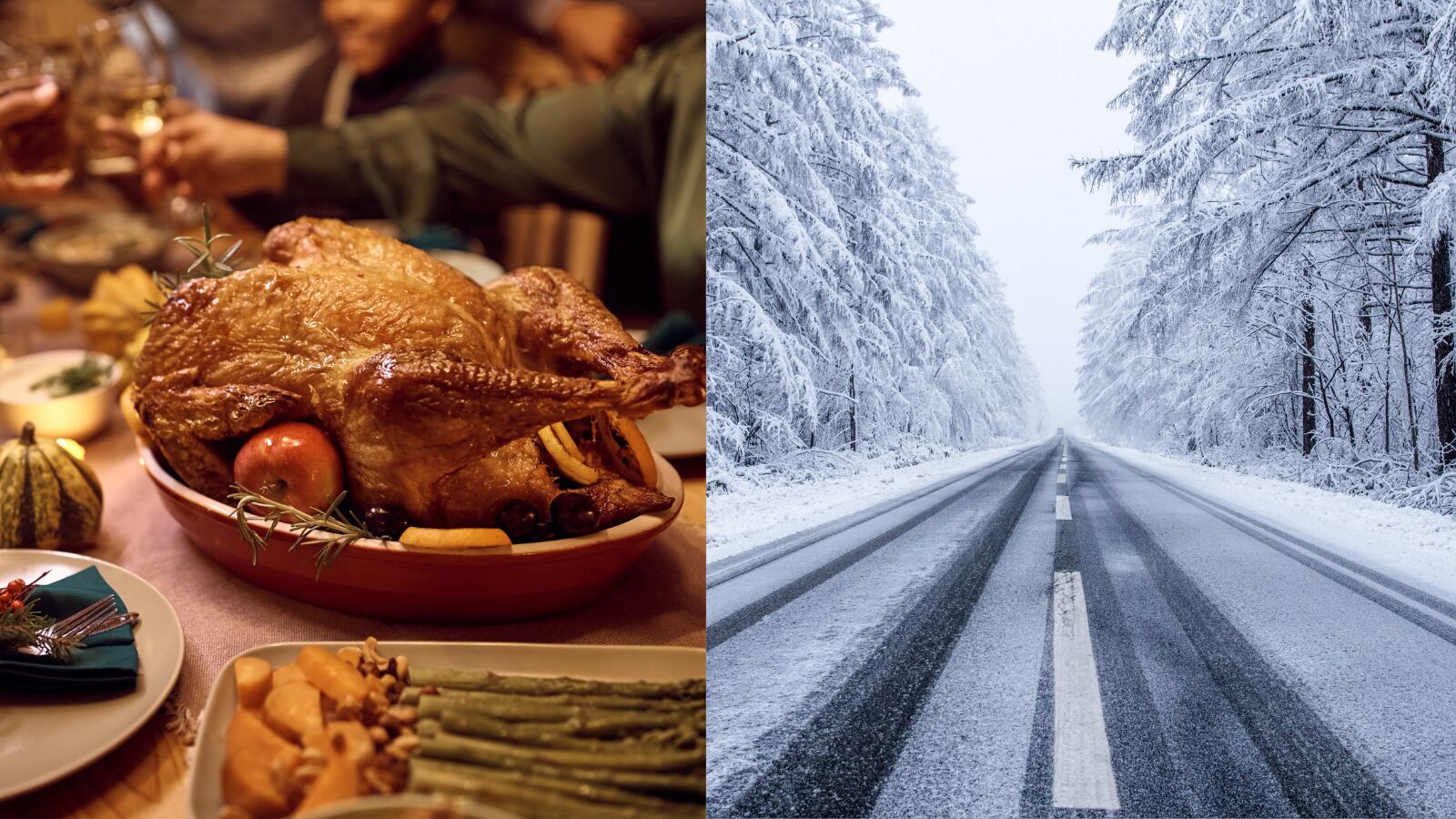 Las nevadas previstas podrían afectar los desplazamientos por carretera en varias regiones de Estados Unidos durante el feriado de Acción de Gracias