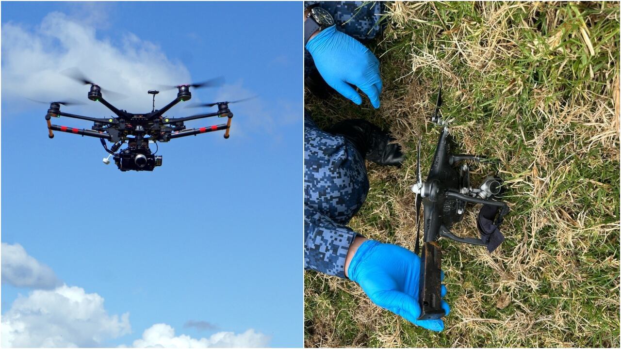 Como de película: este fue el dron que intentaron meter con municiones a la cárcel La Picota, en Bogotá