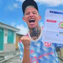 La Liendra se emocionó cuando recibió regalo del influencer Danibet