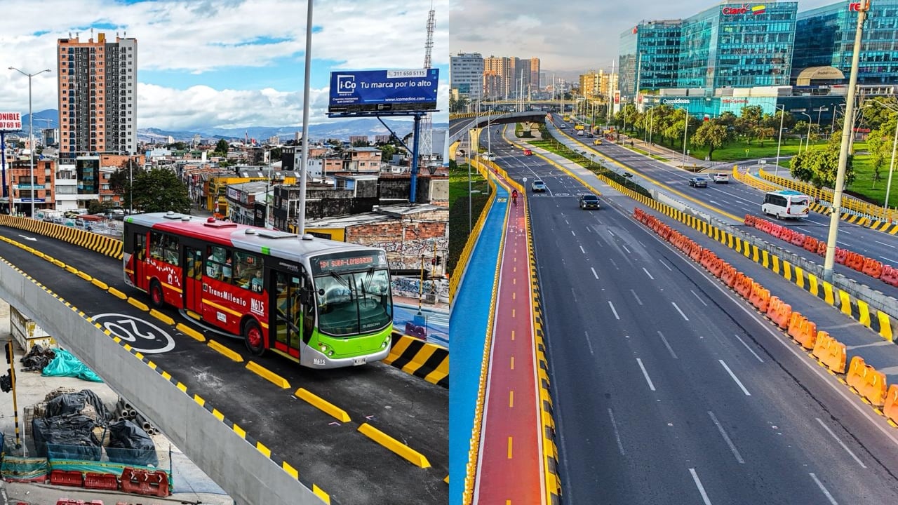 Obras en la 68.