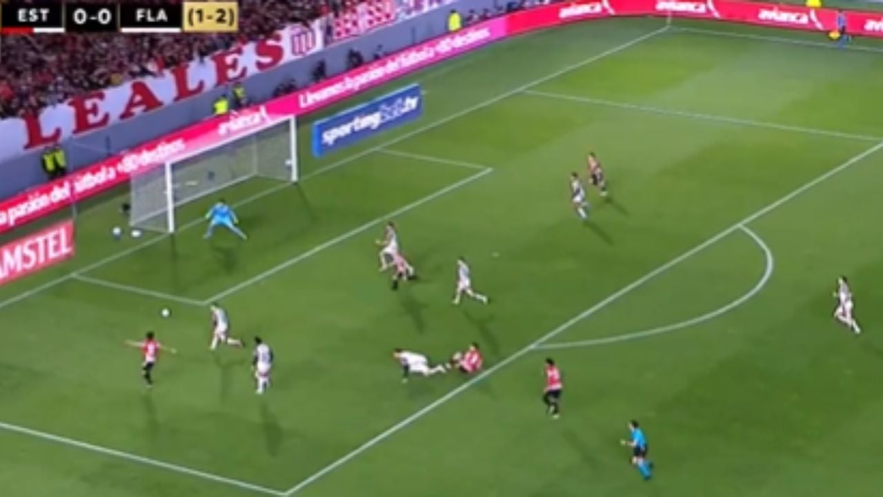 Magistral golazo de Estudiantes en Copa Libertadores: video de la acción ante Flamengo