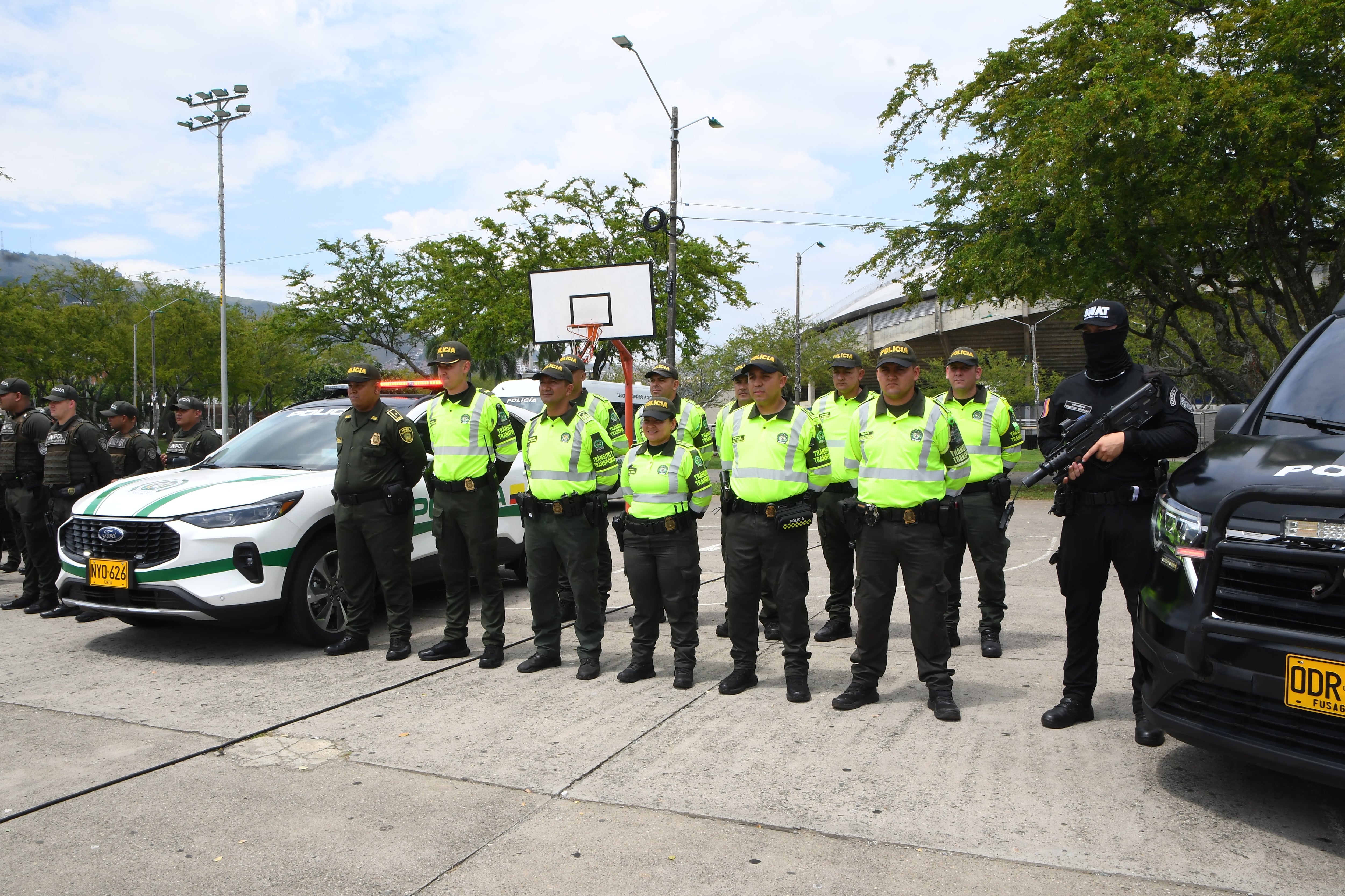 Estos son los 4000 policías que custodiarán Cali durante la COP16 , Fotos Wirman Rios, Octu 12 de 2024, EL PAIS