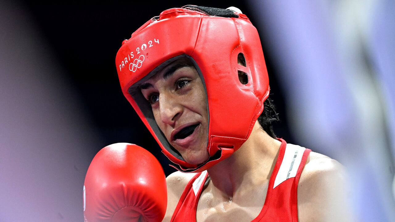 Imane Khelif, boxeadora de origen argelino.