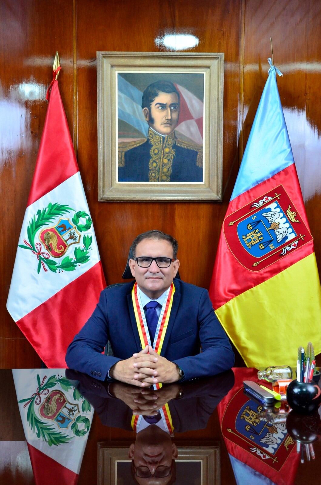 Gabriel Madrid, alcalde de Piura, Perú.