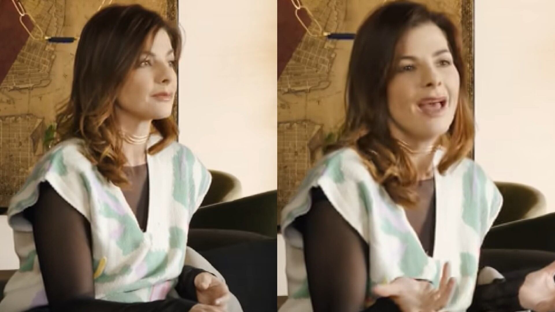 La actriz estuvo en entrevista como invitada especial en el programa de 'Desnúdate con Eva'.