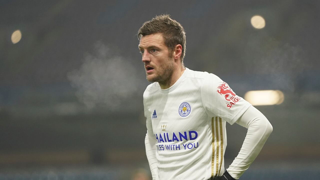 Jamie Vardy (Jon Super/Pool via AP)