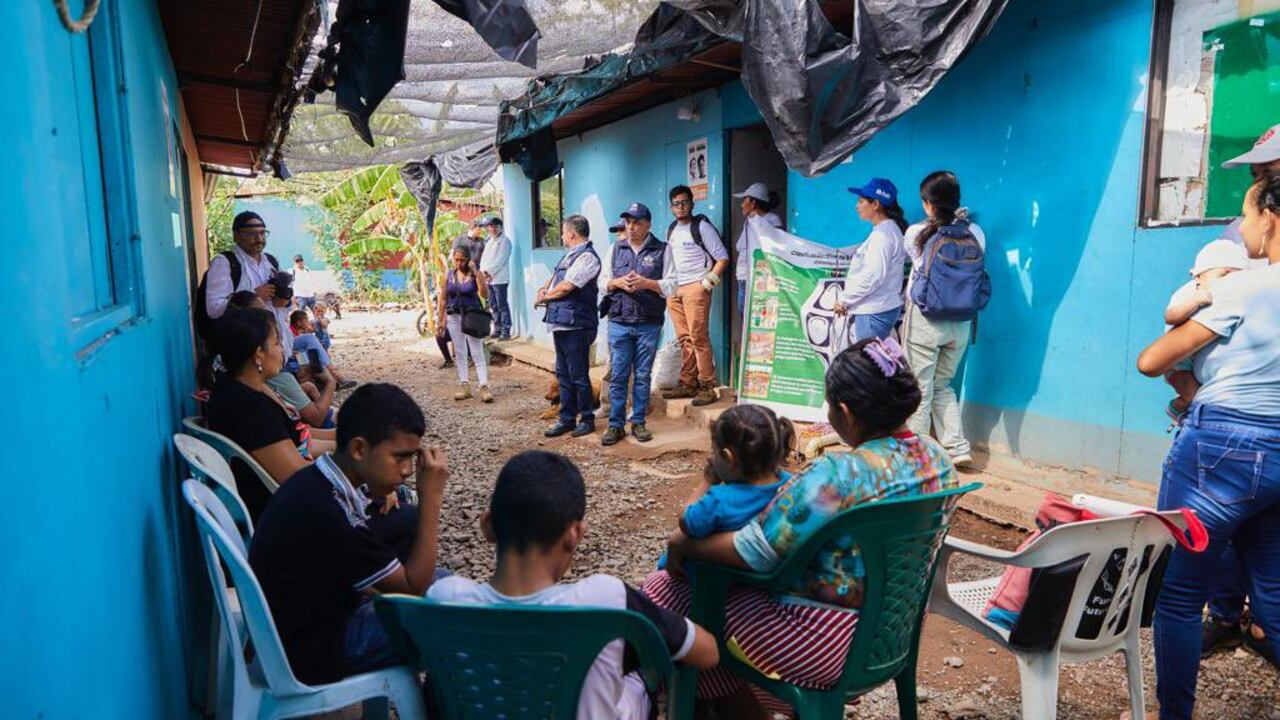 Durante visita el ETCR, el defensor advirtió que excombatientes y líderes sociales han sido víctimas de amenazas