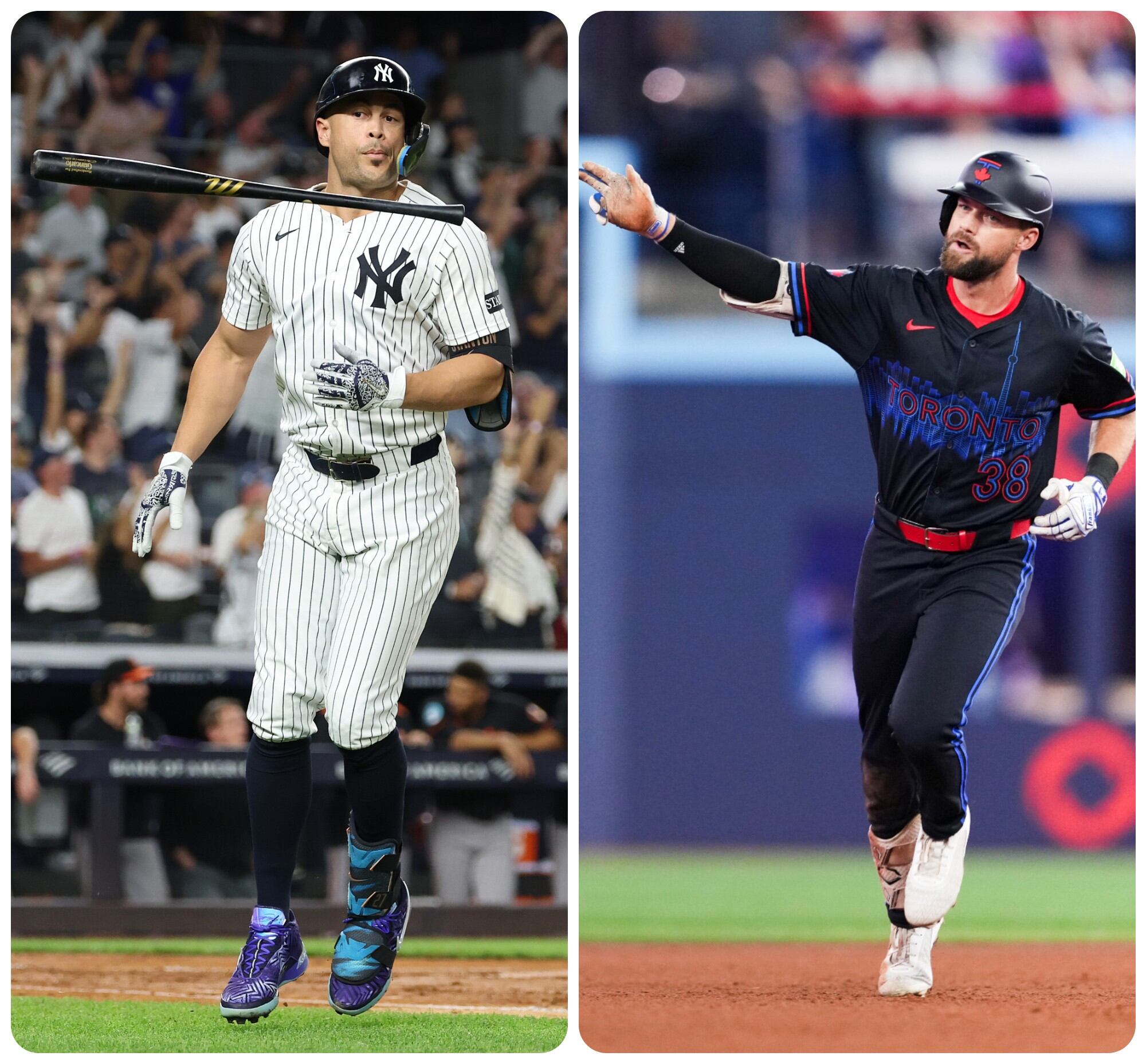 Yankees y Blue Jays empatan en el primer lugar de la División Este.