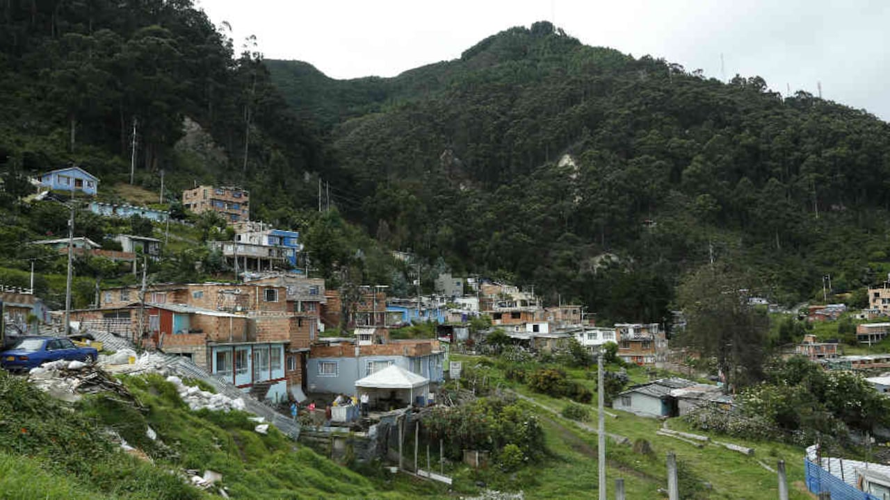 El Barrio Bosque Calderón, sobre los cerros orientales.