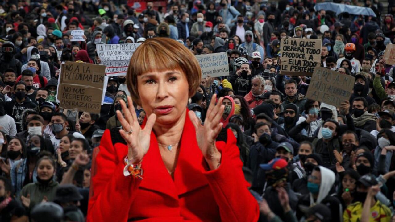 Alicia Arango / Paro nacional en Bogotá