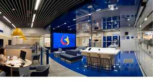 Estás son la snuevas oficinas del Banco de Bogotá