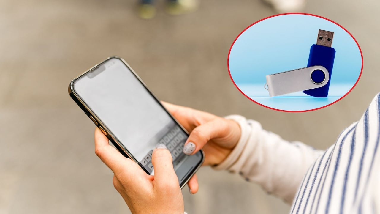Los teléfonos Android permiten transferir archivos directamente a una memoria USB.