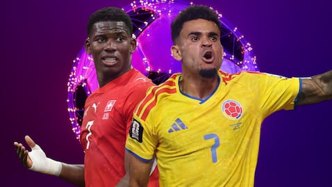 Breel Embolo y Luis Díaz, figuras de Suiza y Colombia, respectivamente, en el Mundial 2026