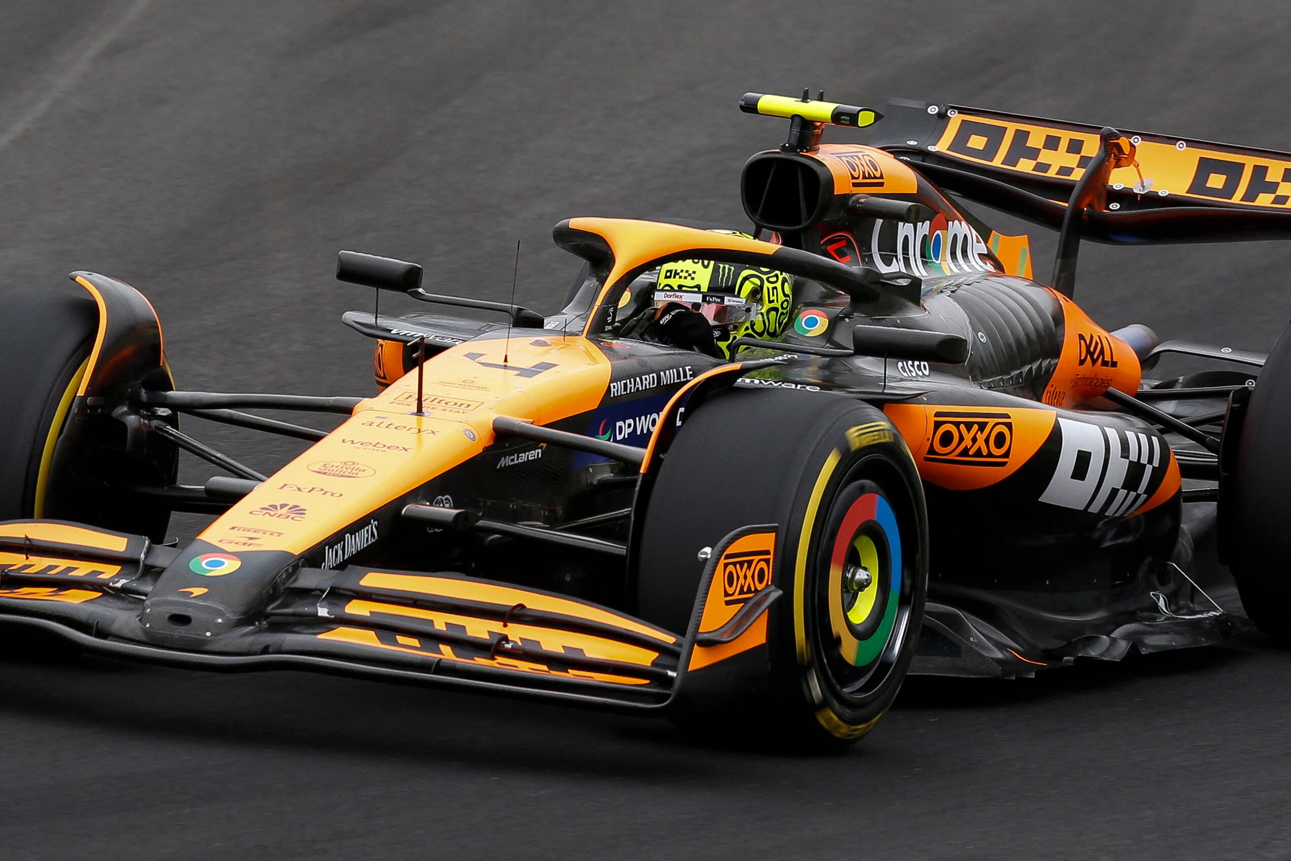 Lando Norris logró ser el mejor en la prácticas libre 1 en el GP de Sao Paulo.