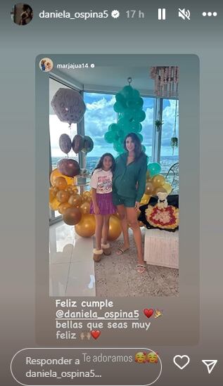 La mamá de James Rodríguez envió un mensaje por el cumpleaños de la modelo.