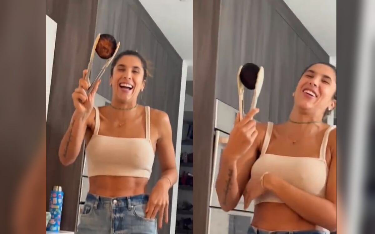 Daniela Ospina muestra cómo le quedaron sus “primeras arepas venezolanas”