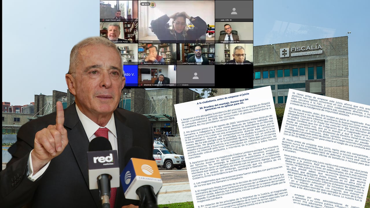 Juicio contra el expresidente Álvaro Uribe.