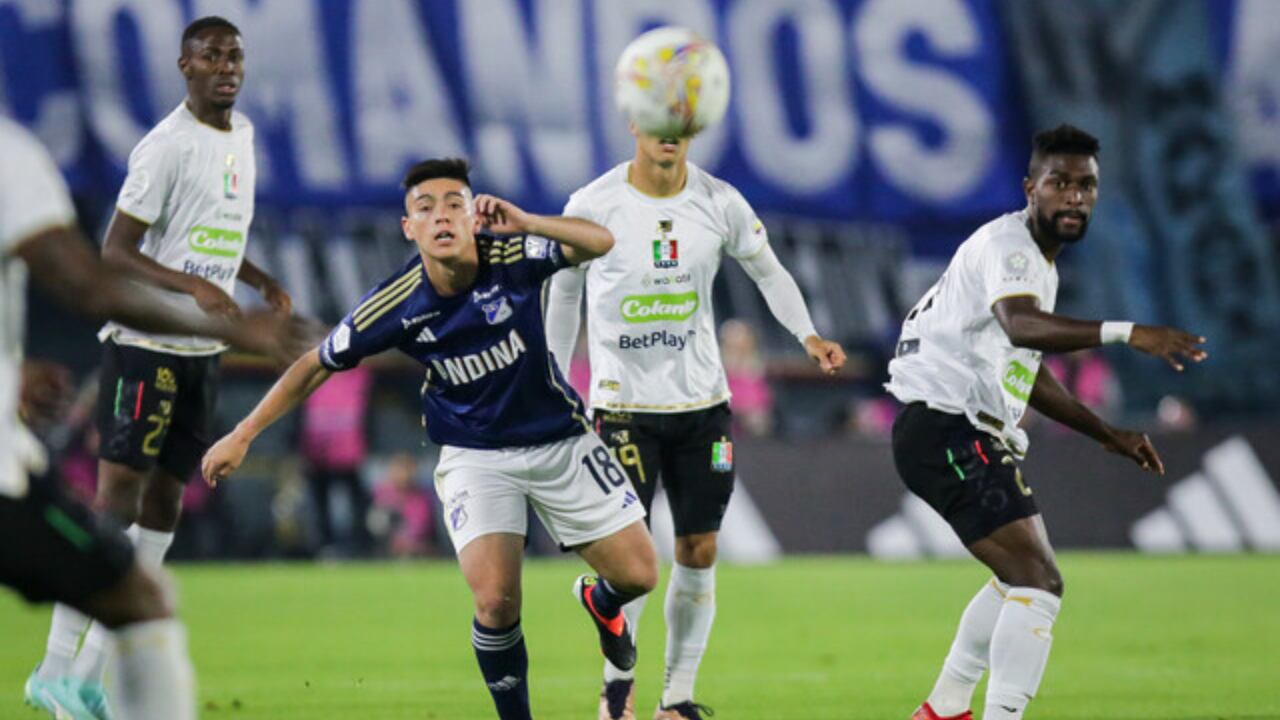 Millonarios encandenó tres derrotas seguidas en Liga Betplay 2024-I