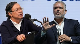 Gustavo Petro, Iván Duque