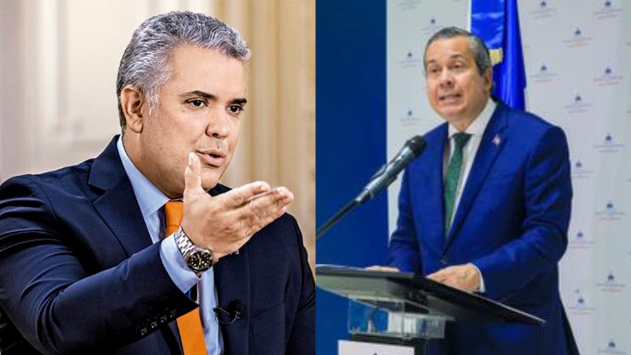 Iván Duque y Orlando Jorge Mera