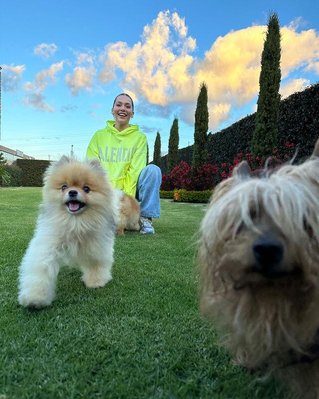 Lina Tejeiro posó junto a 'modelos' muy especiales.