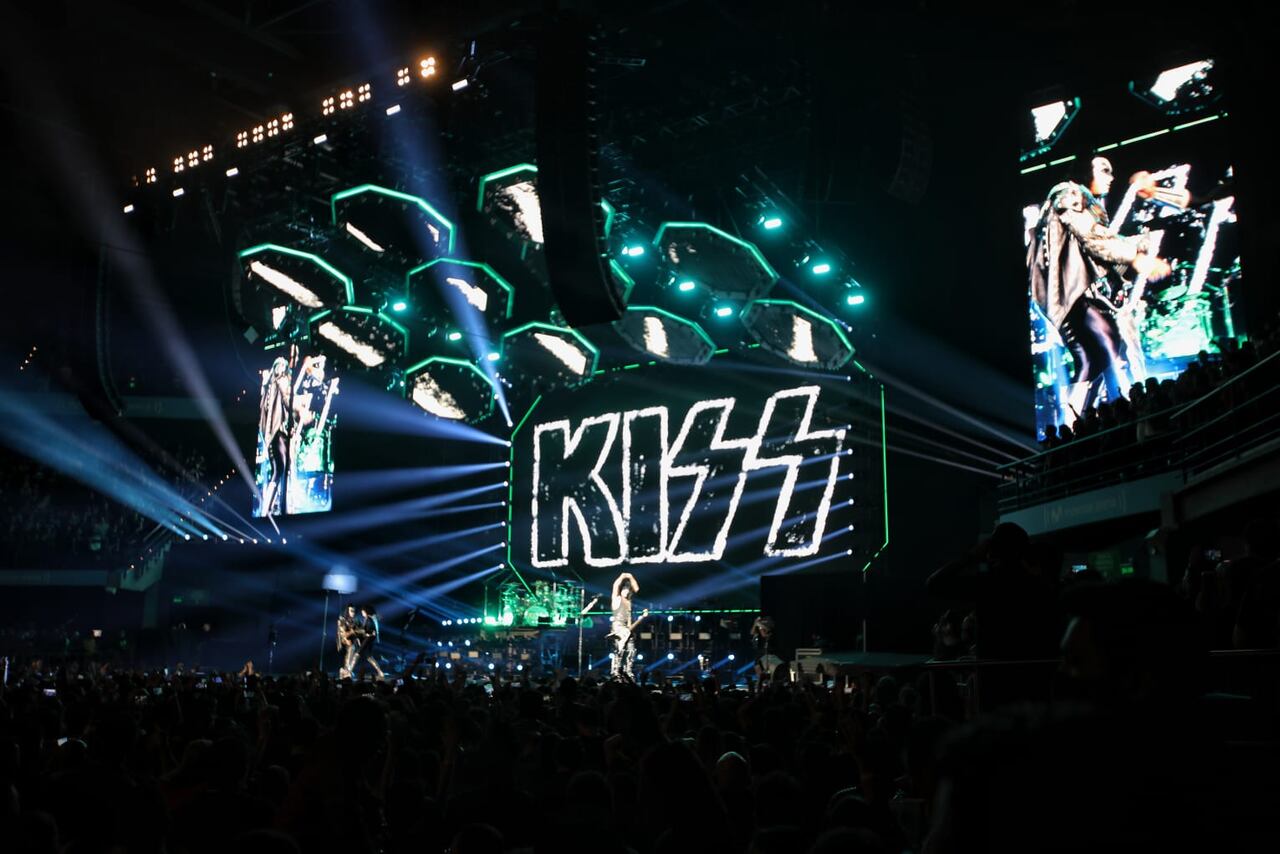 Concierto de la Banda KISS en Bogotá Movistar Arena