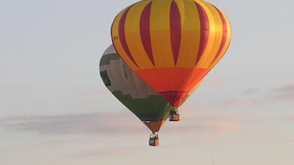 Con altura
El cielo de la capital es el primer escenario de la conmemoración de la independencia 