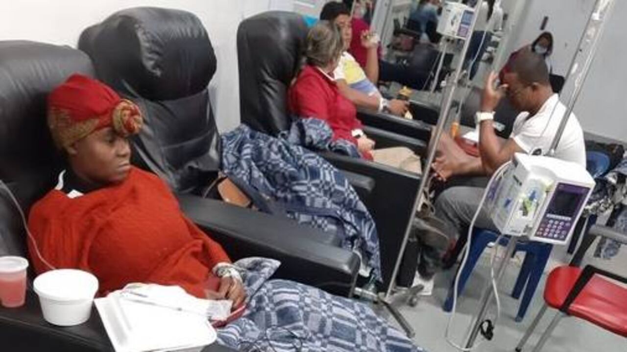 Francia Márquez hospitalizada en una clínica de Cali (foto cortesía).