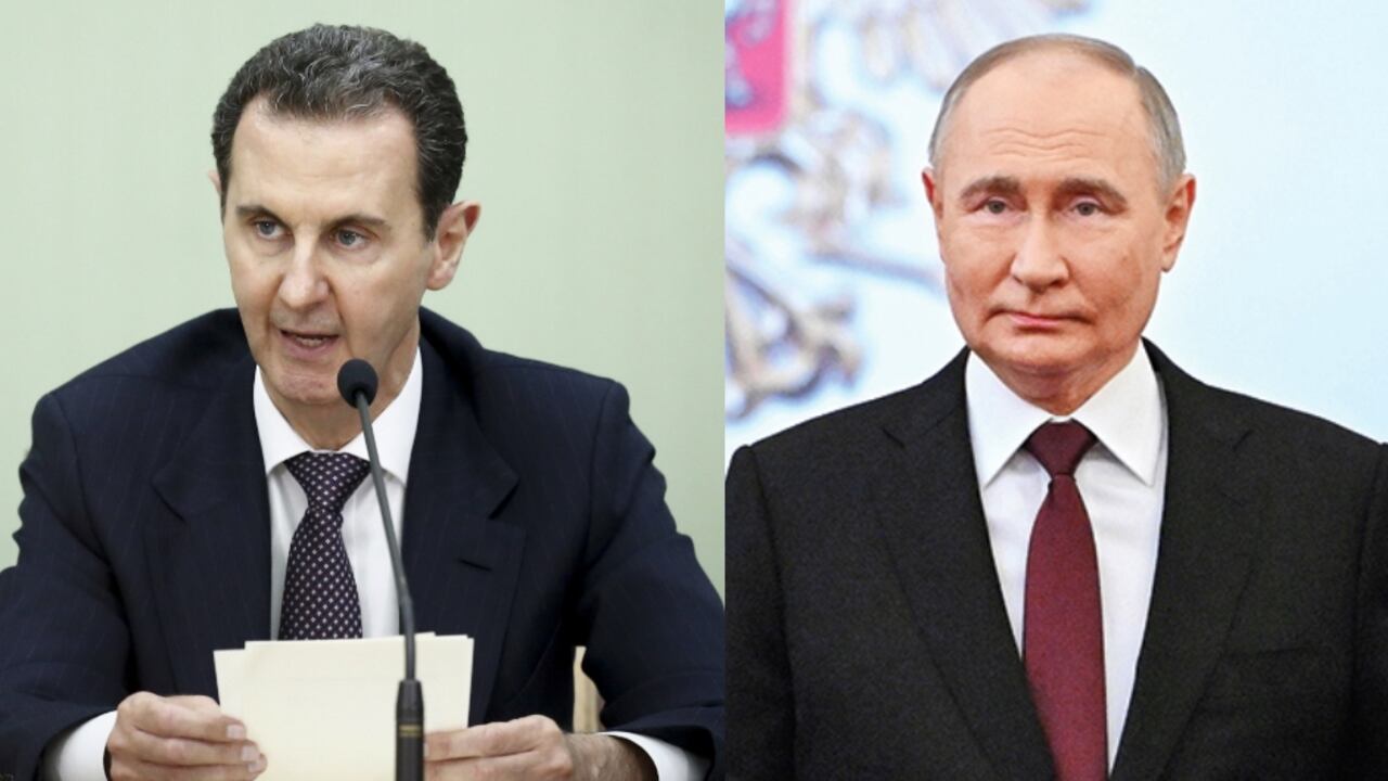 Bashar Al Asad y Vladimir Putin