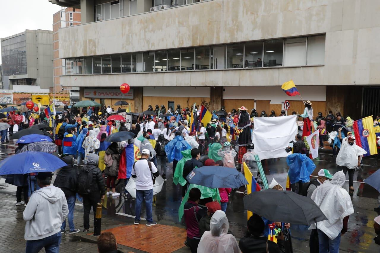 Paro Nacional protestas Hotel Tequendama CIDH