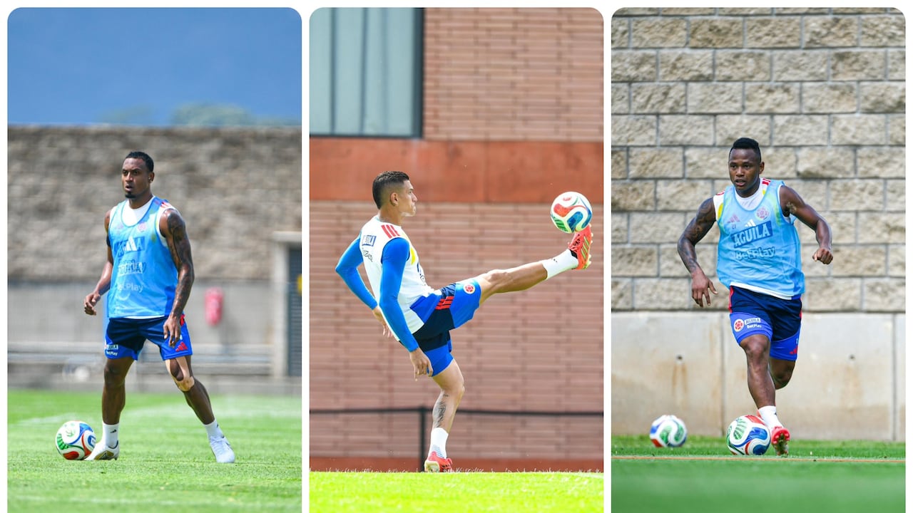 Los jugadores Willer Ditta (izq), Juan Camilo Portilla (cen) y Jaminton Campaz (der) rindieron declaraciones.
