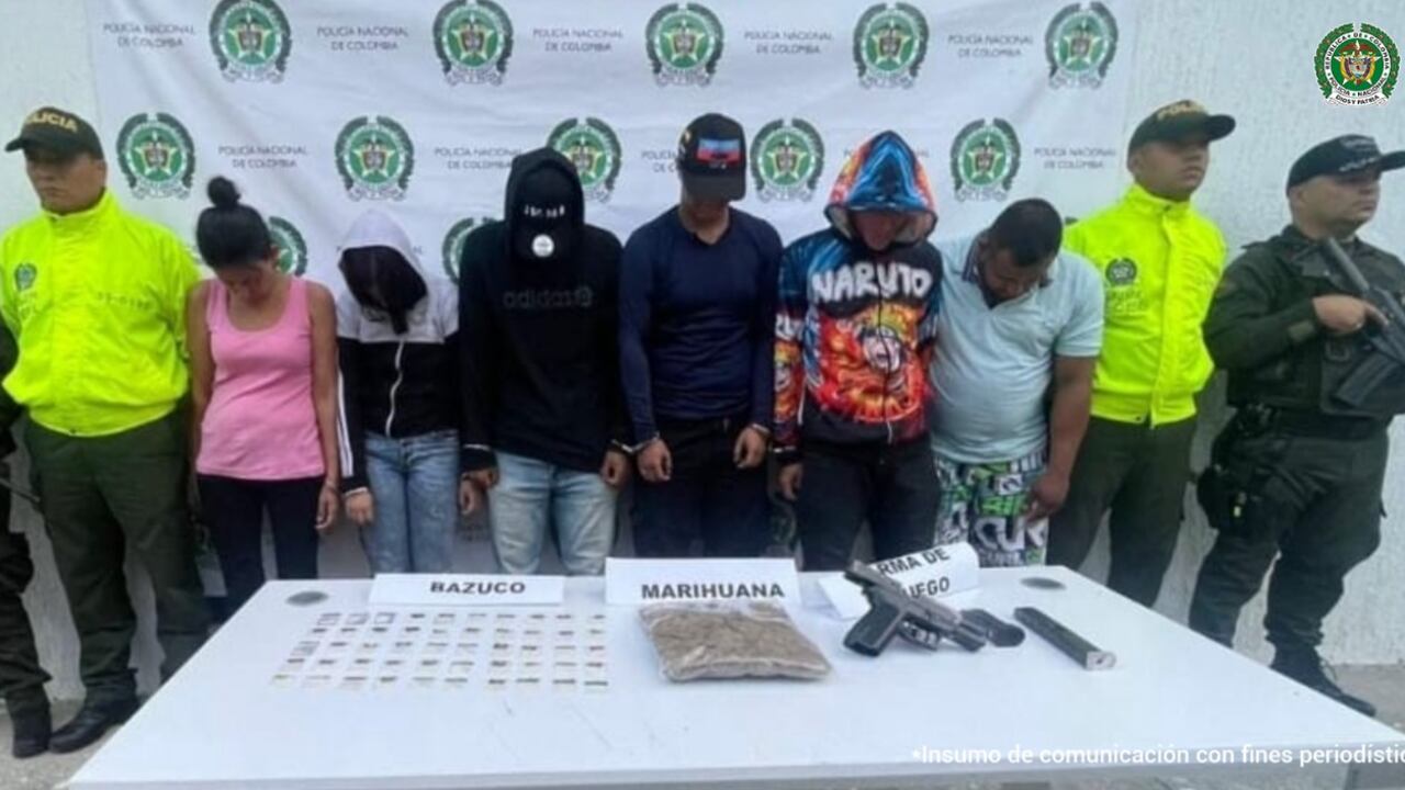 Cayó banda que comercializaba marihuana y bazuco en Ansermanuevo, Valle.