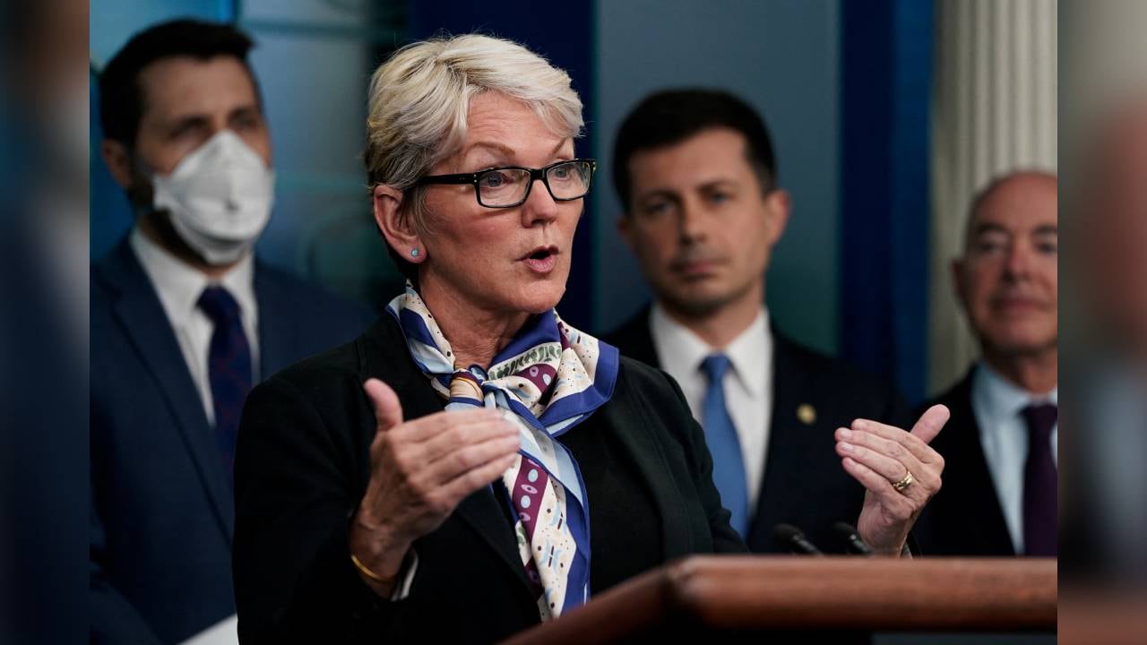 La Secretaria de Energía de Estados Unidos, Jennifer Granholm. Foto: REUTERS/Elizabeth Frantz.