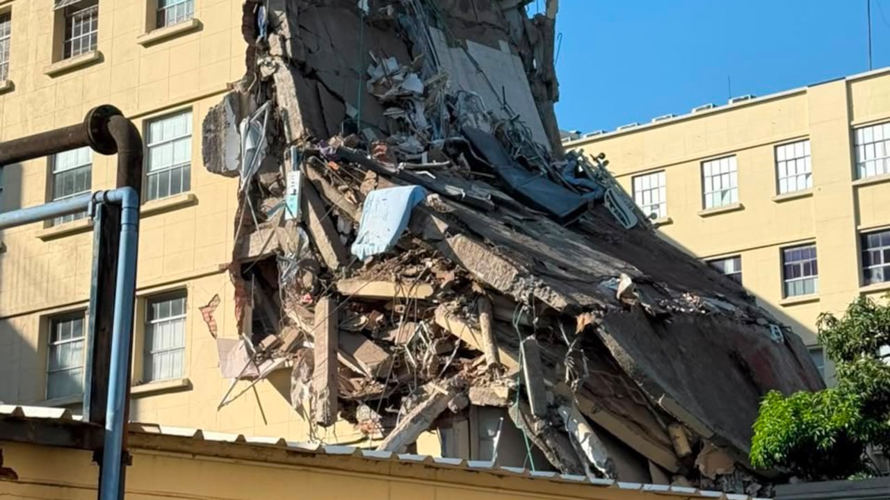 El Hospital Universitario de Cali quedó gravemente afectado tras el terremoto de 7.4 de este 10 de agosto.